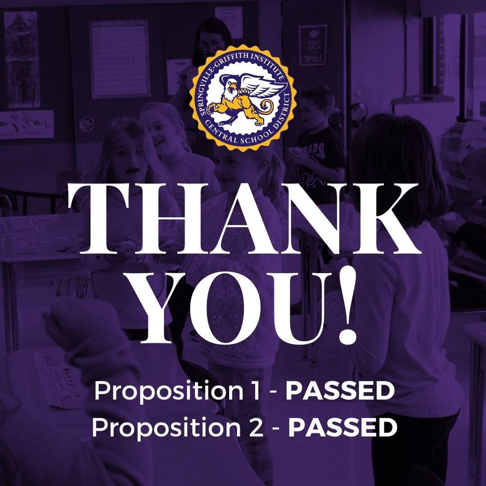 THANK YOU! Proposition 1 - PASSED. Proposition 2 - PASSED. 