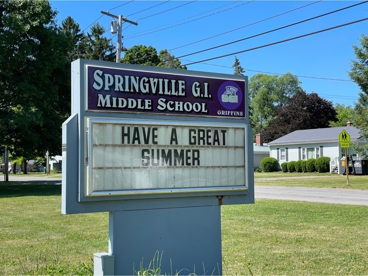 SGI Middle School “Have a Great Summer!"