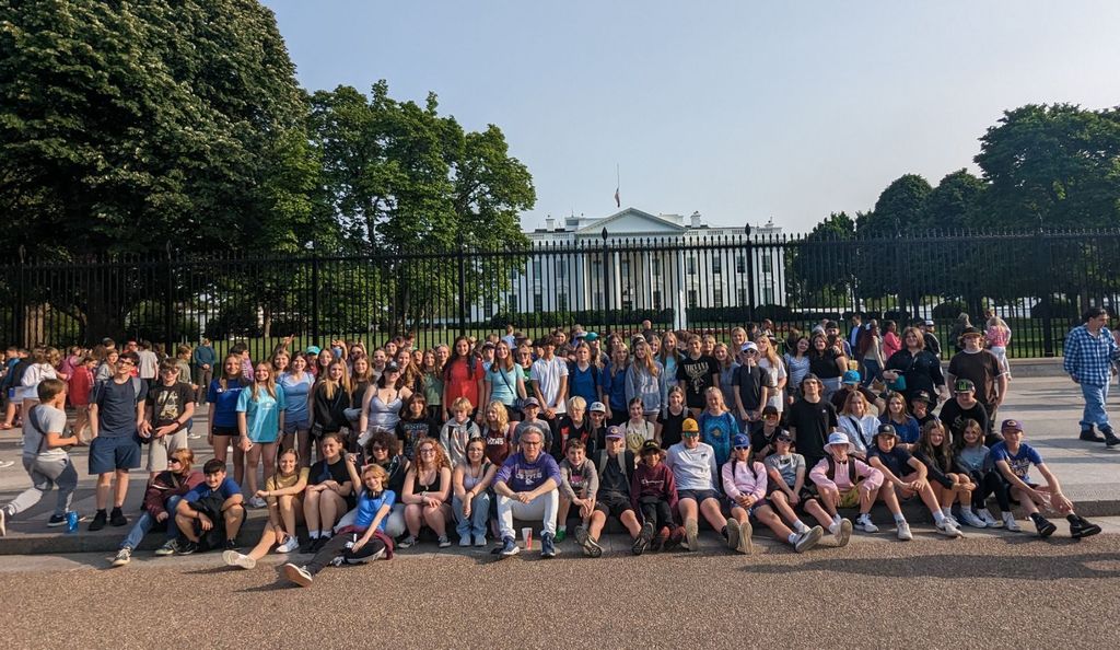 Eighth graders in DC.